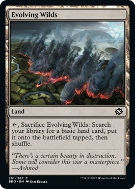 Image for Evolving Wilds (261) [The Brothers' War] - Magic: The Gathering