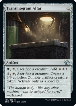 Image for Transmogrant Altar (124) [The Brothers' War] - Magic: The Gathering