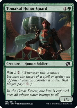 Tomakul Honor Guard (195) [The Brothers' War]