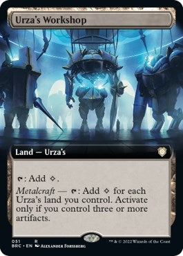 Image for Urza's Workshop (Extended Art) (51) [The Brothers' War] - Magic: The Gathering