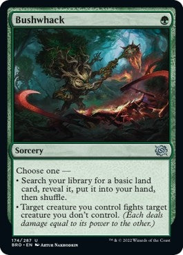 Image for Bushwhack (174) [The Brothers' War] - Magic: The Gathering