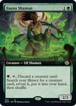Image for Fauna Shaman (Extended Art) (346) [The Brothers' War] - Magic: The Gathering