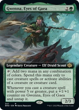 Image for Gwenna, Eyes of Gaea (Extended Art) (347) [The Brothers' War] - Magic: The Gathering