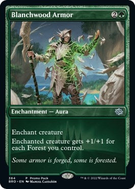 Image for Blanchwood Armor (384) [The Brothers' War] - Magic: The Gathering