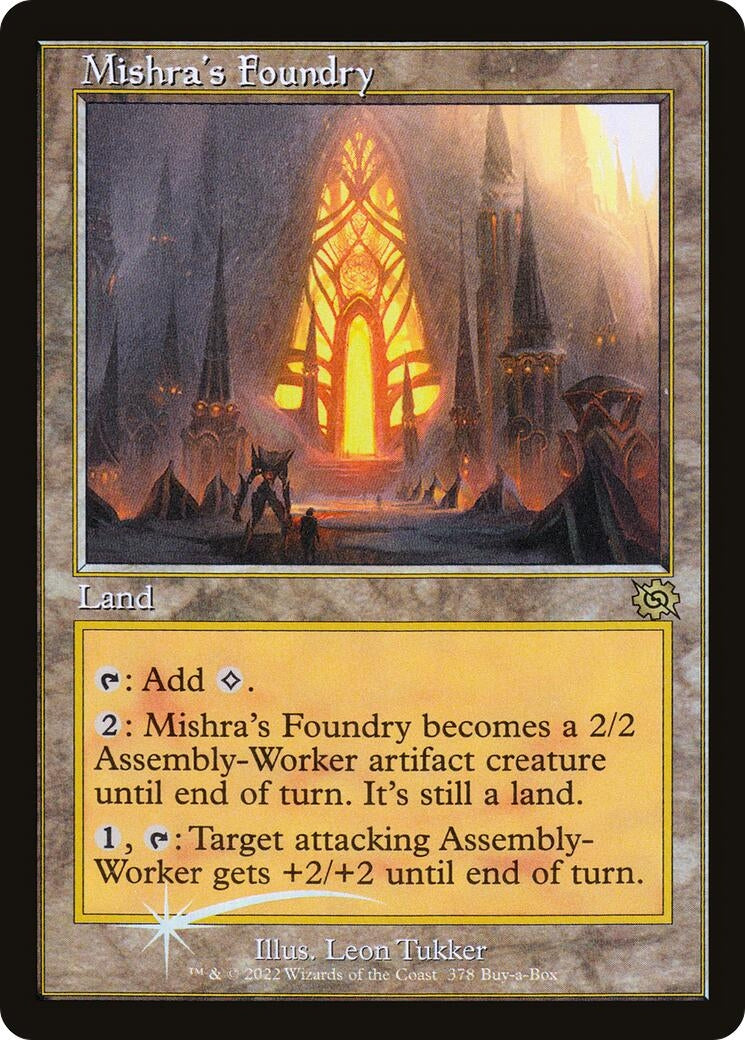 Image for Mishra's Foundry (378) [Buy-A-Box Promos] - Magic: The Gathering