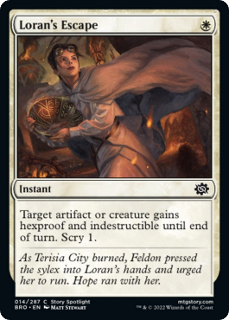 Image for Loran's Escape (14) [The Brothers' War] - Magic: The Gathering