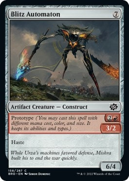Image for Blitz Automaton (158) [The Brothers' War] - Magic: The Gathering