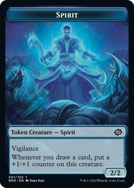 Image for Spirit Token (1) [The Brothers' War] - Magic: The Gathering