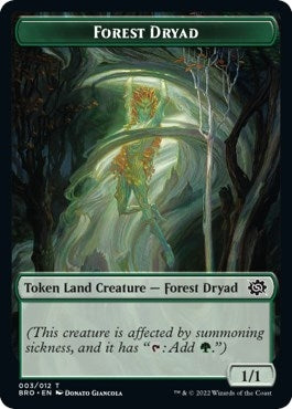 Image for Forest Dryad Token (3) [The Brothers' War] - Magic: The Gathering