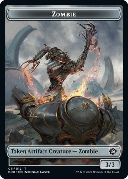 Image for Zombie Token (11) [The Brothers' War] - Magic: The Gathering