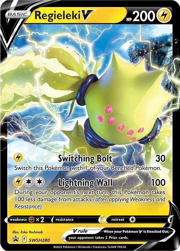 Image for Regieleki V - SWSH280 (SWSH280) [SWSH: Sword & Shield Promo Cards] - Pokemon