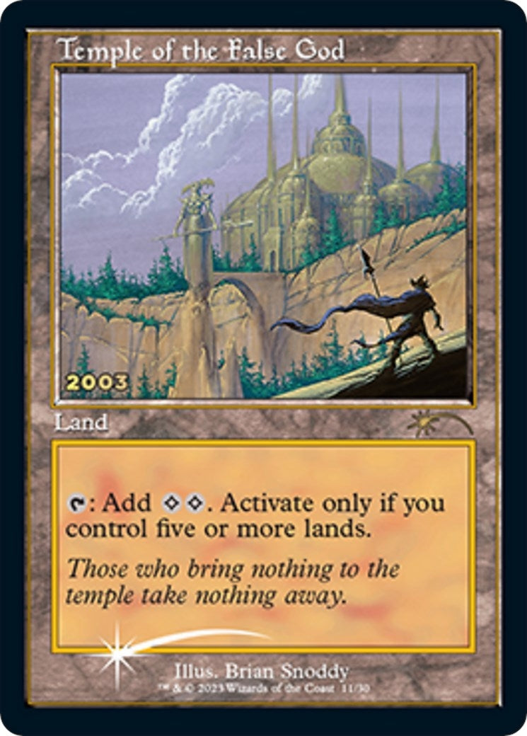 Image for Temple of the False God (11) [30th Anniversary Promos] - Magic: The Gathering