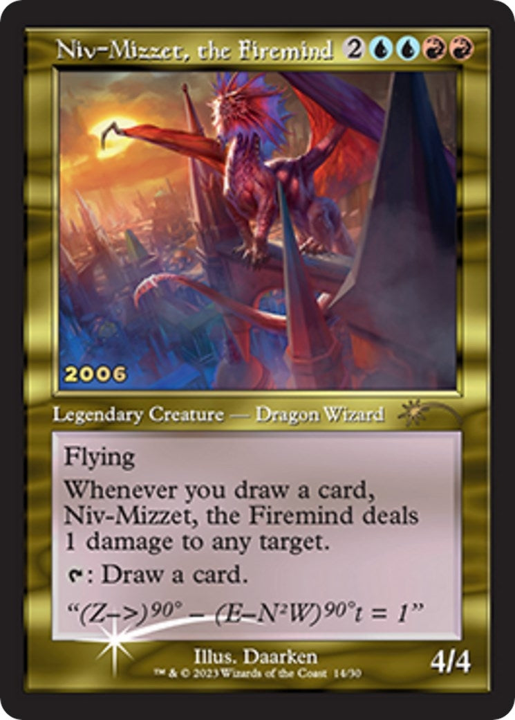 Image for Niv-Mizzet, the Firemind (14) [30th Anniversary Promos] - Magic: The Gathering