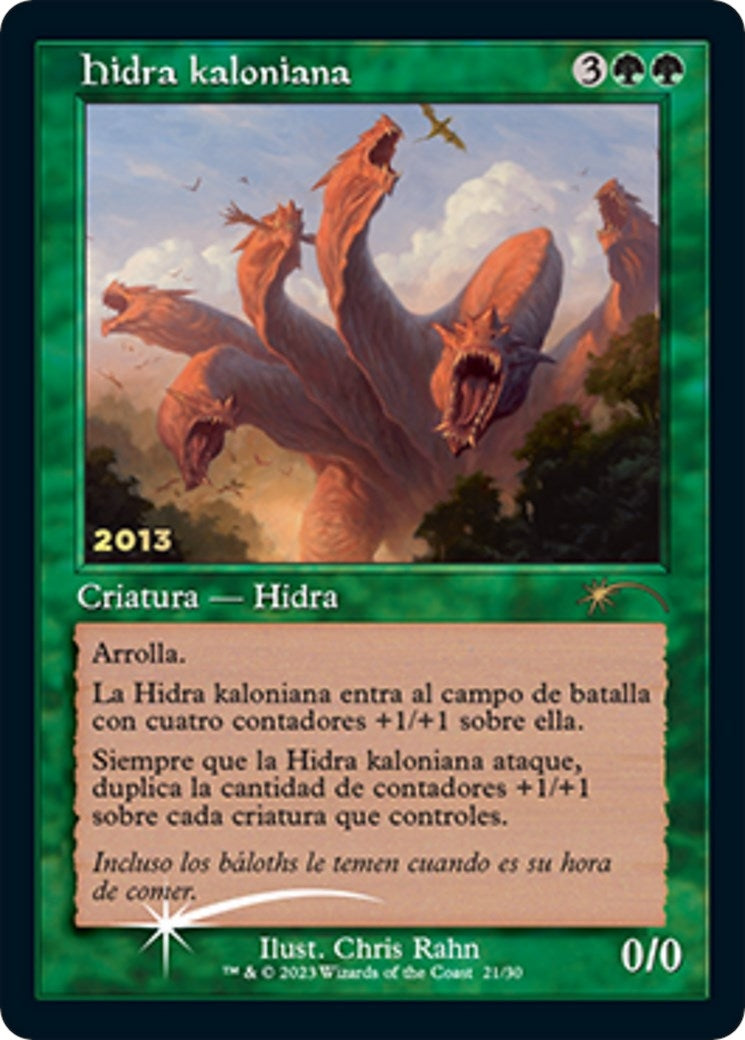 Image for Kalonian Hydra (ES Exclusive) (21) [30th Anniversary Promos] - Magic: The Gathering