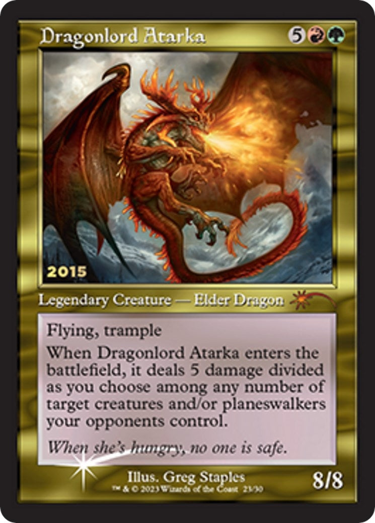 Image for Dragonlord Atarka (23) [30th Anniversary Promos] - Magic: The Gathering