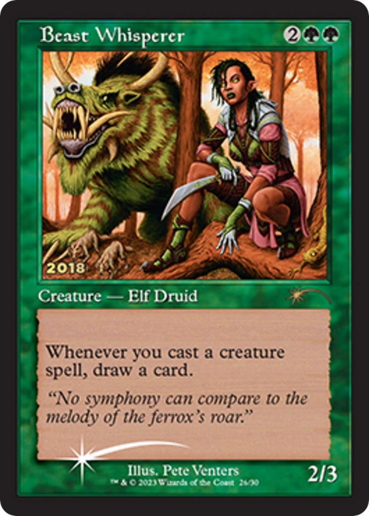 Image for Beast Whisperer (26) [30th Anniversary Promos] - Magic: The Gathering