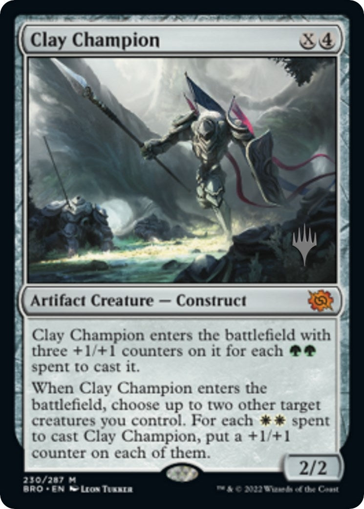 Image for Clay Champion (230) [The Brothers' War] - Magic: The Gathering