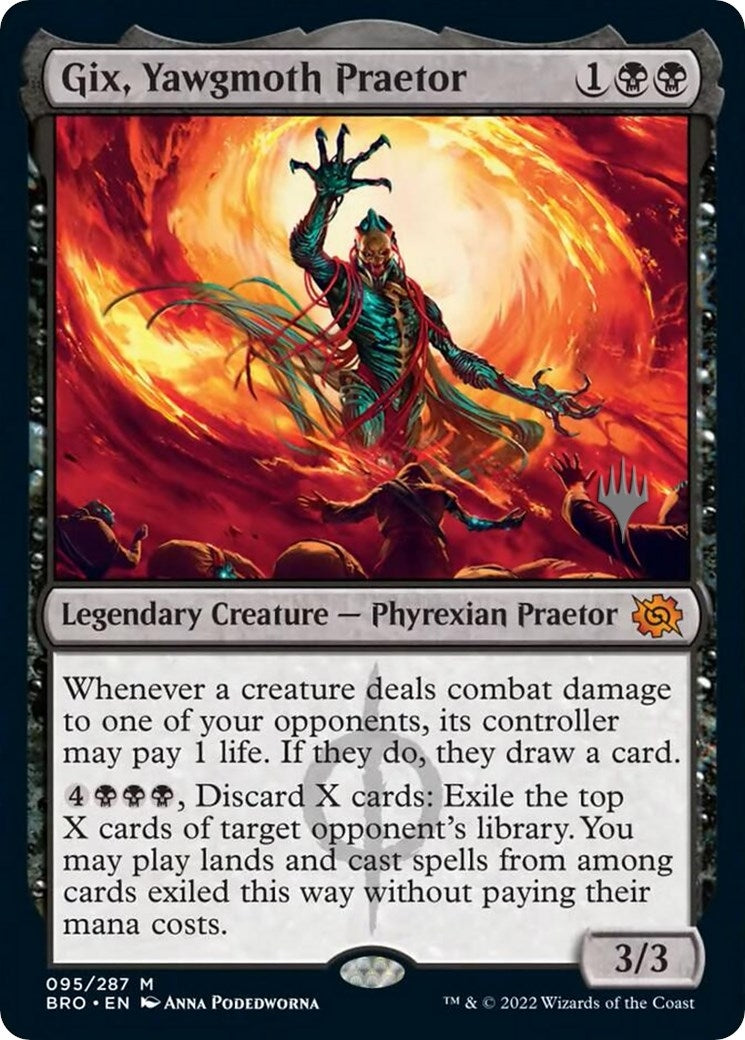 Image for Gix, Yawgmoth Praetor (95) [The Brothers' War] - Magic: The Gathering