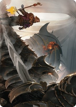 Image for Mass Production Art Card (Gold-Stamped Planeswalker Symbol) (1) [The Brothers' War] - Magic: The Gathering