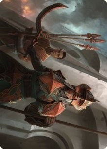 Image for Siege Veteran Art Card (3) [The Brothers' War] - Magic: The Gathering