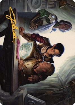 Image for Tocasia's Welcome Art Card (Gold-Stamped Signature) (4) [The Brothers' War] - Magic: The Gathering
