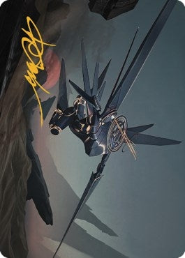 Image for Steel Seraph Art Card (Gold-Stamped Signature) (6) [The Brothers' War] - Magic: The Gathering