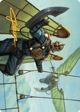 Image for Air Marshal Art Card (Gold-Stamped Signature) (8) [The Brothers' War] - Magic: The Gathering