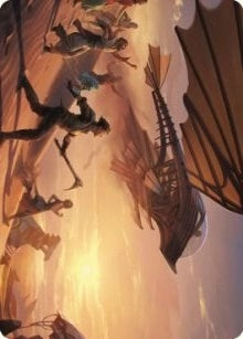 Image for Take Flight Art Card (12) [The Brothers' War] - Magic: The Gathering