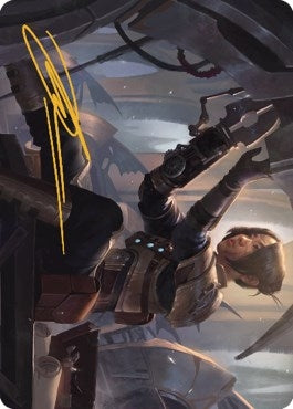 Image for Thopter Mechanic Art Card (Gold-Stamped Signature) (13) [The Brothers' War] - Magic: The Gathering