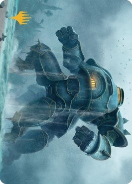 Image for Depth Charge Colossus Art Card (Gold-Stamped Planeswalker Symbol) (14) [The Brothers' War] - Magic: The Gathering
