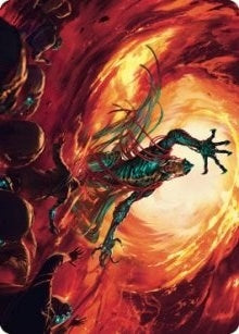 Image for Gix, Yawgmoth Praetor Art Card (16) [The Brothers' War] - Magic: The Gathering