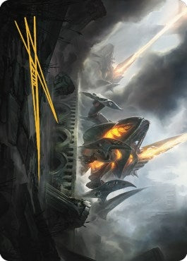 Image for Skitterbeam Battalion Art Card (Gold-Stamped Signature) (21) [The Brothers' War] - Magic: The Gathering