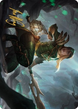 Image for Argothian Opportunist Art Card (Gold-Stamped Signature) (22) [The Brothers' War] - Magic: The Gathering