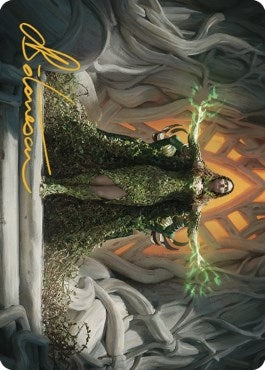 Image for Titania, Voice of Gaea Art Card (Gold-Stamped Signature) (26) [The Brothers' War] - Magic: The Gathering