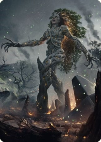 Image for Titania, Gaea Incarnate Art Card (27) [The Brothers' War] - Magic: The Gathering