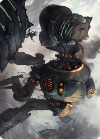 Image for Rust Goliath Art Card (29) [The Brothers' War] - Magic: The Gathering