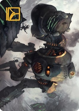 Image for Rust Goliath Art Card (Gold-Stamped Signature) (29) [The Brothers' War] - Magic: The Gathering