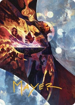 Image for Urza's Command Art Card (Gold-Stamped Signature) (31) [The Brothers' War] - Magic: The Gathering