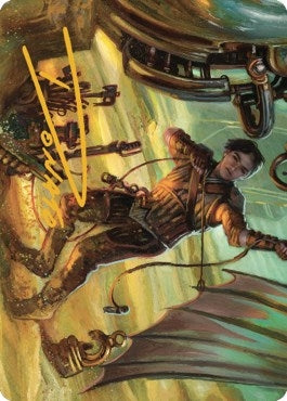 Image for Mishra, Excavation Prodigy Art Card (Gold-Stamped Signature) (36) [The Brothers' War] - Magic: The Gathering