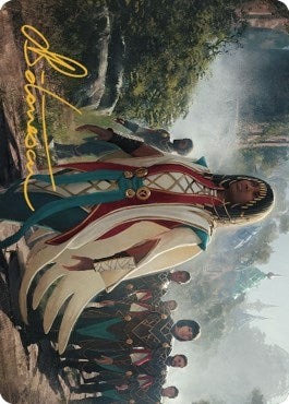 Queen Kayla bin-Kroog Art Card (Gold-Stamped Signature) (39) [Art Series: The Brothers' War]