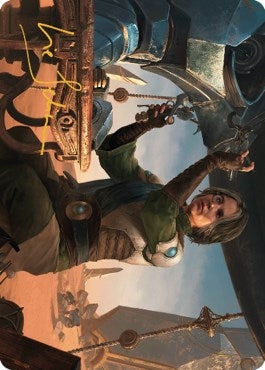 Image for Tocasia, Dig Site Mentor Art Card (Gold-Stamped Signature) (40) [The Brothers' War] - Magic: The Gathering
