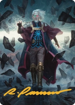 Image for Urza, Planeswalker Art Card (Gold-Stamped Signature) (42) [The Brothers' War] - Magic: The Gathering