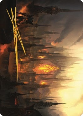 Image for Mishra's Foundry Art Card (Gold-Stamped Signature) (46) [The Brothers' War] - Magic: The Gathering