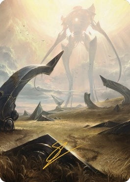 Image for Plains (47) Art Card (Gold-Stamped Signature) (47) [The Brothers' War] - Magic: The Gathering