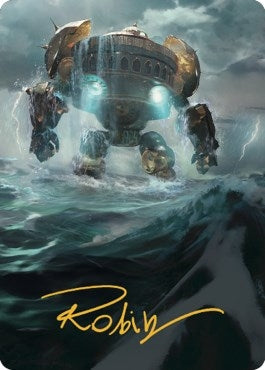 Image for Island Art Card (Gold-Stamped Signature) (49) [The Brothers' War] - Magic: The Gathering