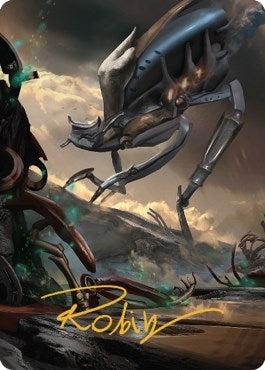 Image for Swamp (51) Art Card (Gold-Stamped Signature) (51) [The Brothers' War] - Magic: The Gathering