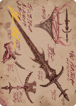 Image for Blackblade Reforged Art Card (Gold-Stamped Signature) (56) [The Brothers' War] - Magic: The Gathering