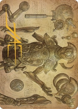 Image for Foundry Inspector Art Card (Gold-Stamped Signature) (59) [The Brothers' War] - Magic: The Gathering