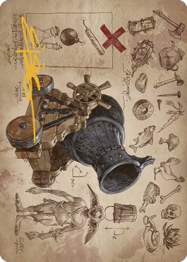 Image for Goblin Charbelcher Art Card (Gold-Stamped Signature) (60) [The Brothers' War] - Magic: The Gathering