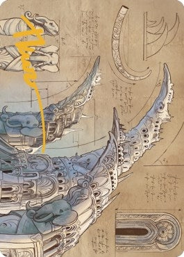 Image for Ivory Tower Art Card (Gold-Stamped Signature) (63) [The Brothers' War] - Magic: The Gathering